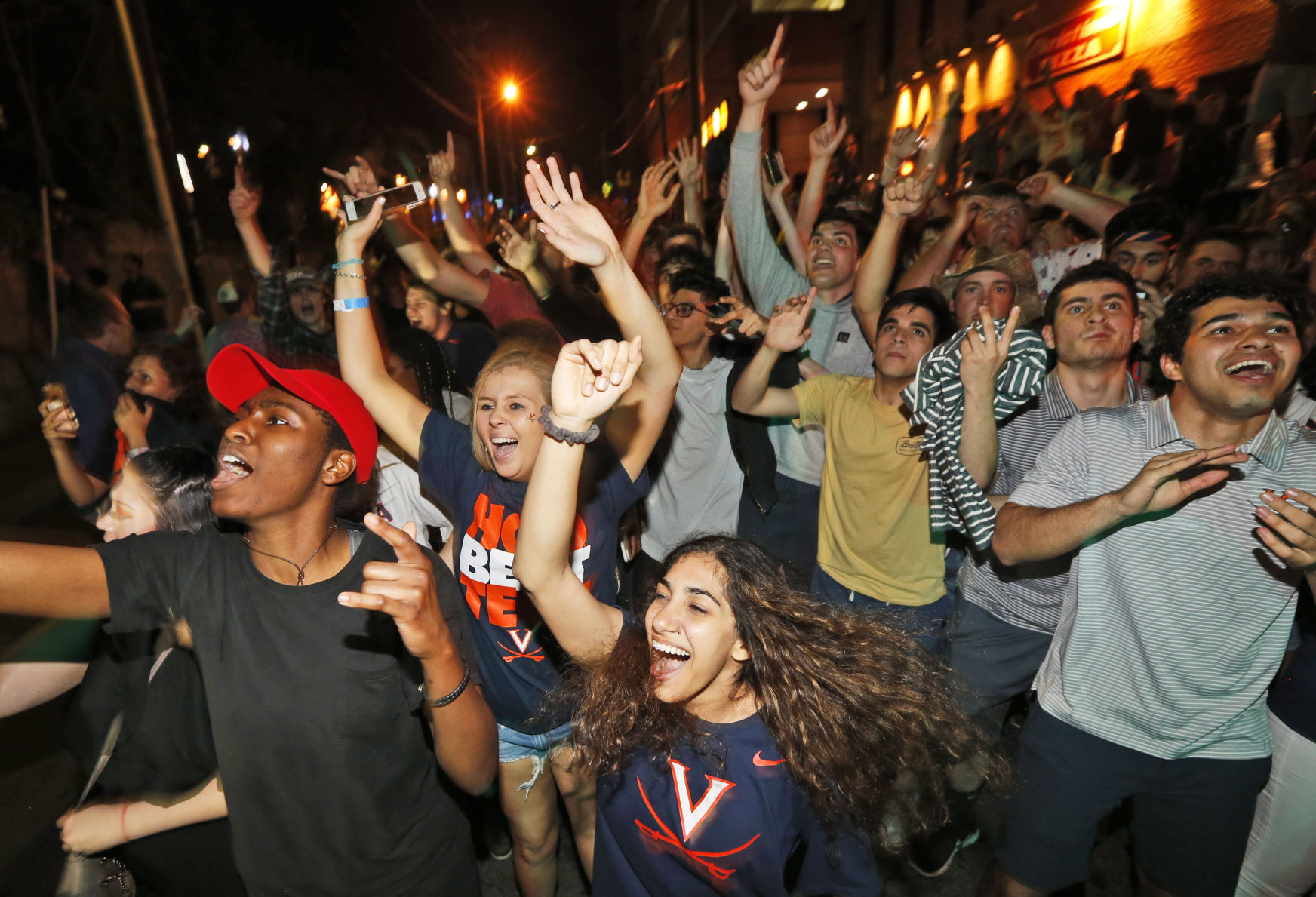 APTOPIX Final Four Texas Tech Virginia Reaction Basketball